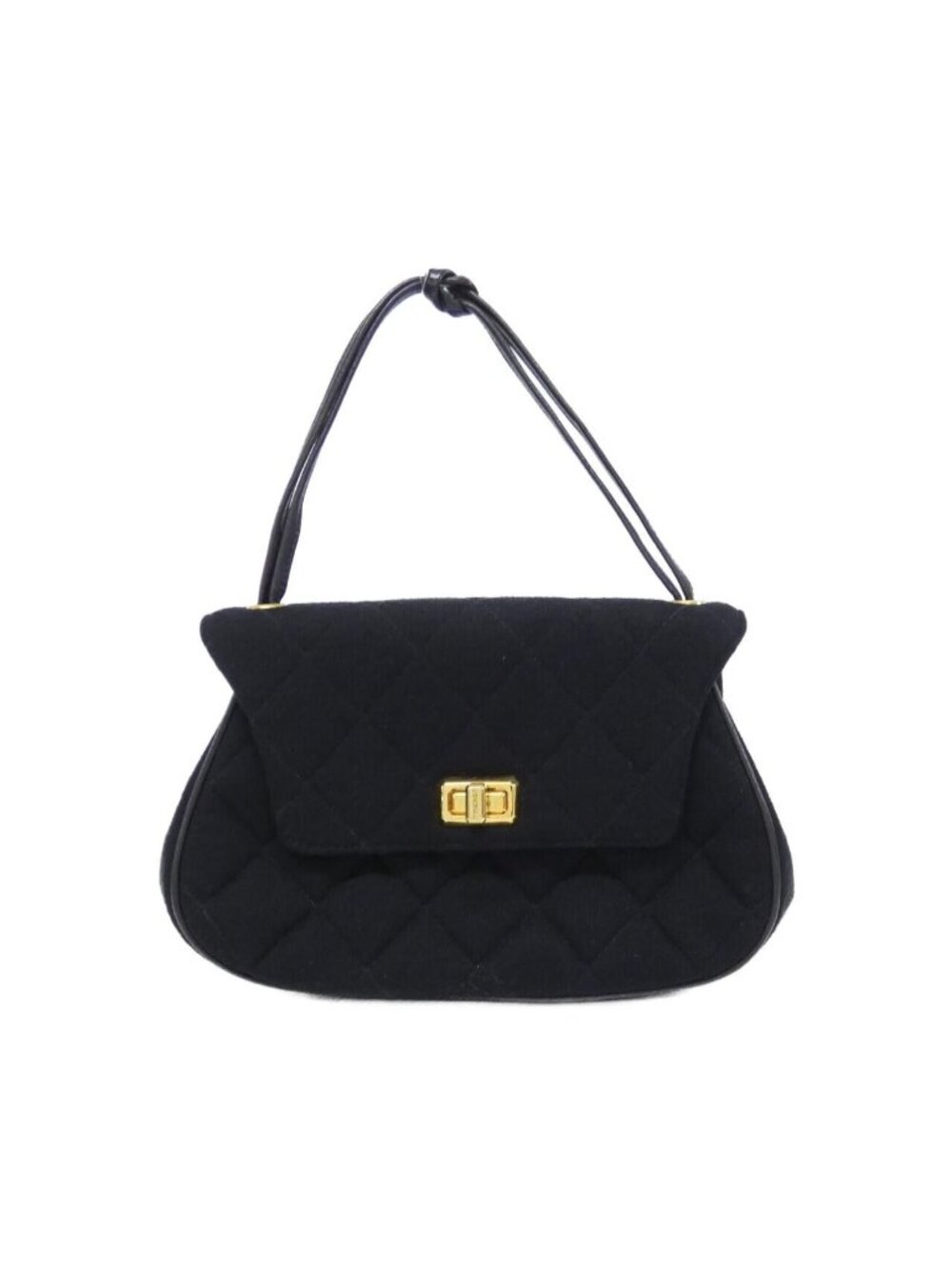 Chanel Vintage Bag Handbag Black